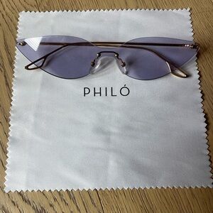 Purple Cat-Eye Sunglasses